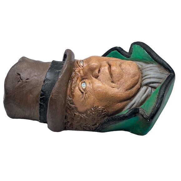 1986 Bill Sykes Legends Chalkware Head Reproduction Bossons Style England - Picture 2 of 6